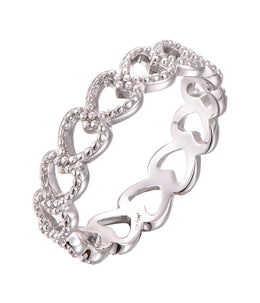 Casablanca Row CZ Heart Ring