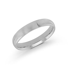4mm White Gold Women's Wedding Band