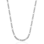 Steelx Stainless Steel 4.5MM Men's Figaro Chain