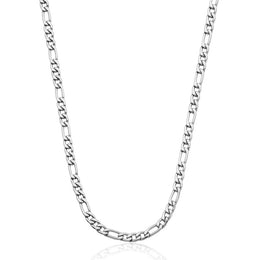 Steelx Stainless Steel 4.5MM Men's Figaro Chain
