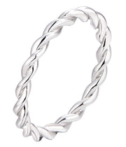 Casablanca Sterling Silver Twist Ring