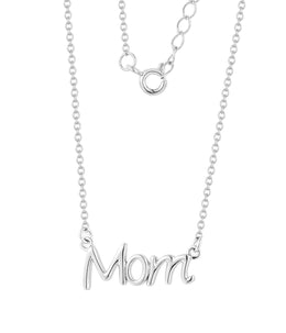 Casablanca Family Ties Sterling Silver Necklace: Mom