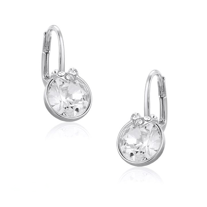 Casablanca Flora V Drop Earrings: Sterling Silver