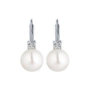 Casablanca Sterling Silver & Pearl Earrings