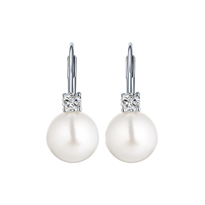 Casablanca Silver & Pearl Earrings