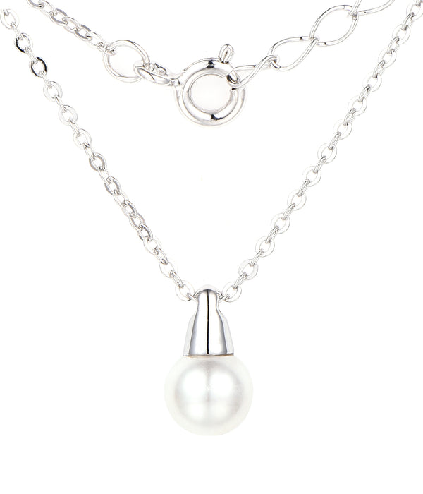 Casablanca Shell Pearl Necklace