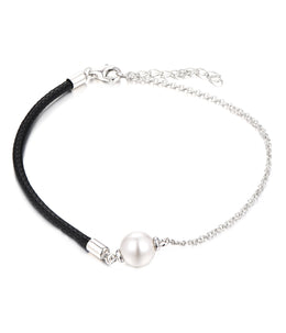 Casablanca Leather Shell Bracelet