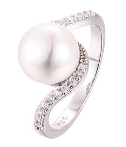 Casablanca Silver Pearl Ring