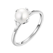 Casablanca Silver Pearl Ring