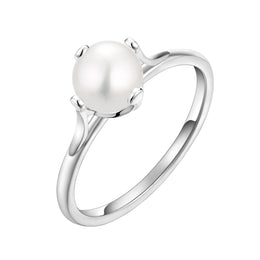 Casablanca Silver Pearl Ring