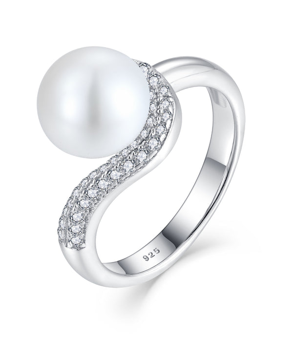 Casablanca Silver Pearl Ring