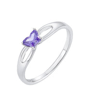 Casablanca Butterfly Birthstone Sterling Silver Children's Ring