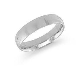5mm White Gold Women's Wedding Band