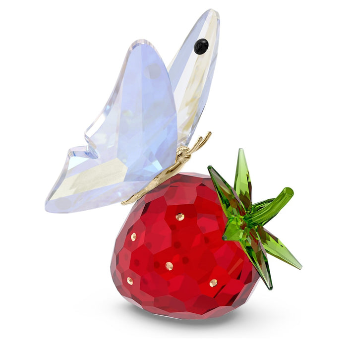 Swarovski Butterfly & Strawberry Figurine