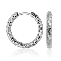19mm Steelx Stainless Steel Hoop Earrings