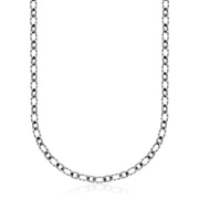 Steelx Stainless Steel Oval Link Necklace