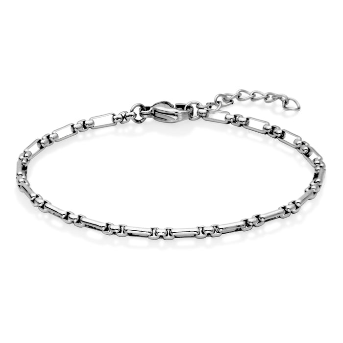 Steelx Stainless Steel Fancy Link Necklace
