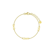 Linked by Love – Name Bracelet with Emotional Spark SB002G