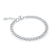 Italgem Junior Stainless Steel Polished 4.6MM Curb 6+1