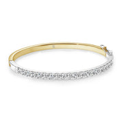 Italgem Veloria Mini Stainless Steel Yellow Gold Plated White CZ 5.5