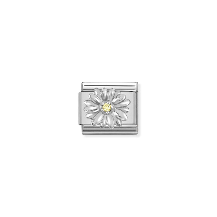 Nomination Italy Classic Link CZ Daisy Charm