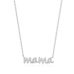 Monte Luna Sterling Silver Mamma Necklace
