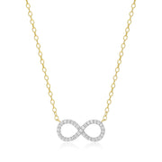 Monte Luna Gold Plated Infinity Necklace