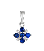 Casablanca Sterling Silver Blue Spinel Pendant