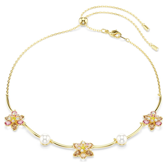 Swarovski Idyllia Flower & Pearl Necklace