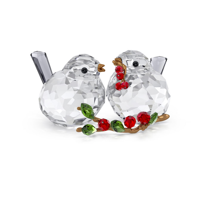 Swarovski Idyllia Bird Couple & Berries Figurine