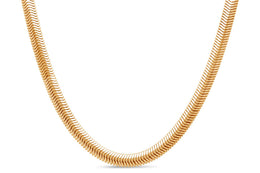 4.2mm Sterling Silver Flat Snake Chain