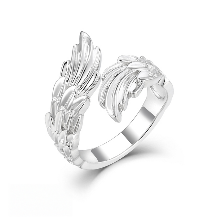 Casablanca Silver Angel Wings Ring