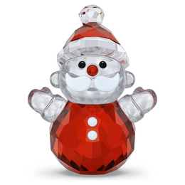 Swarovski Holiday Cheers Rocking Santa Red Figurine