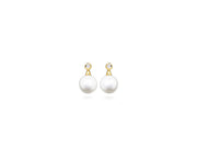 Casablanca Yellow Gold & Pearl Stud Earrings