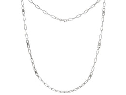 Casablanca Sterling Silver Linked Necklace