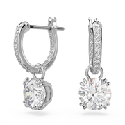 Swarovski Constella Drop Hoop Earrings