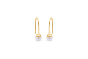 Casablanca Gold Plated Pearl Earrings