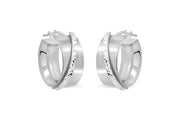 Casablanca Wide Polish Hoop Earrings