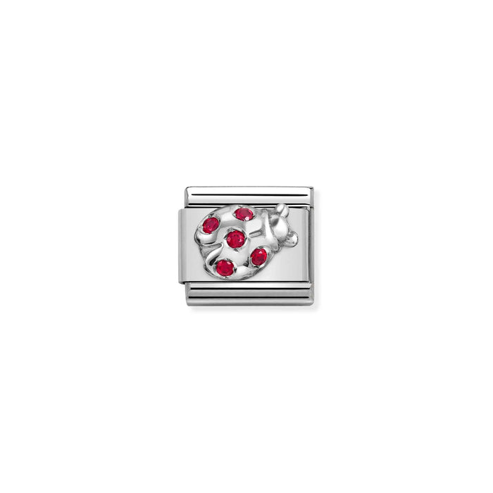 Nomination Italy Classic Link CZ Lady Bug Charm