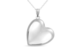 Casablanca Falling Heart Locket & Chain