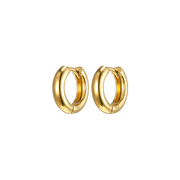 Casablanca Yellow Gold Plated Small Hoop Earrings