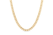 5.1MM Sterling Silver Pavé Curb Chain