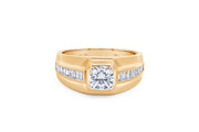 Men's 10KT Yellow Gold Lab Grown Diamond Ring