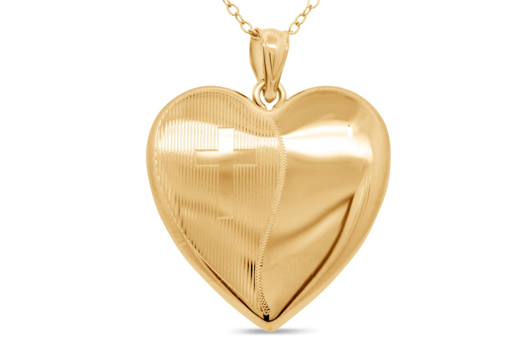 Casablanca Gold Plated Cross Pendant