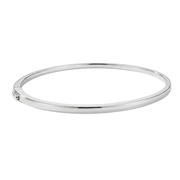 Casablanca Sterling Silver Thin Polished Bangle Bracelet