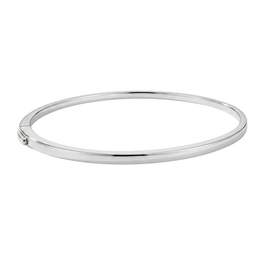 Casablanca Sterling Silver Thin Polished Bangle Bracelet