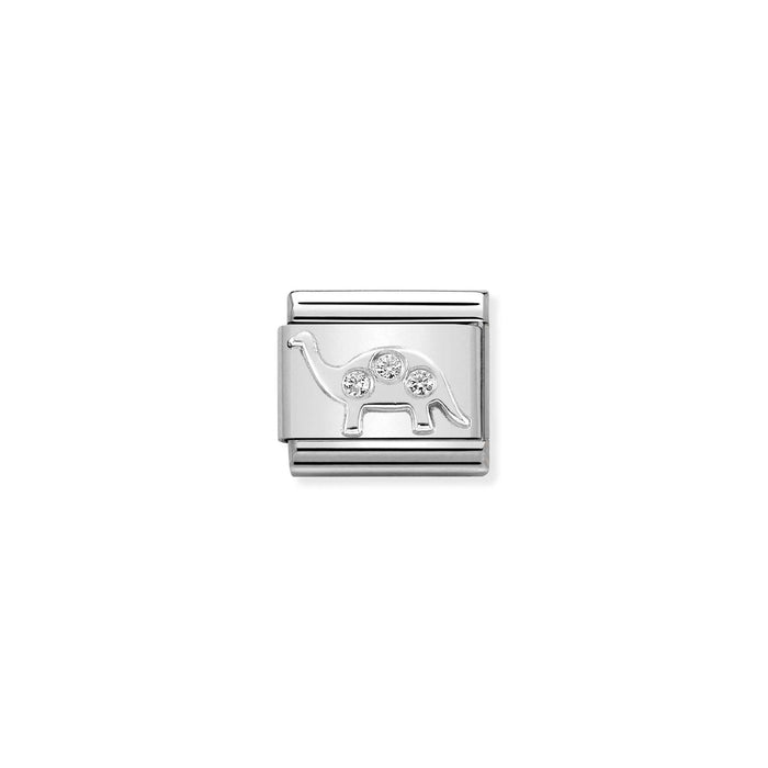 Nomination Italy Classic Link CZ Brontosaurus Charm