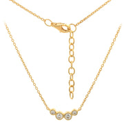 Casablanca Gold Plated Bubble Necklace