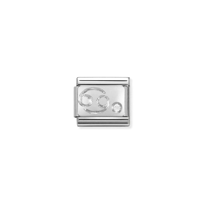 Nomination Italy Classic Link Cancer Silver Charm