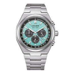 Citizen Men's Forza Chrono Watch: Light Blue Dial